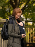 Gaia Baby Organic Cotton Stretchy Wrap Baby Carrier 15kg, UK version