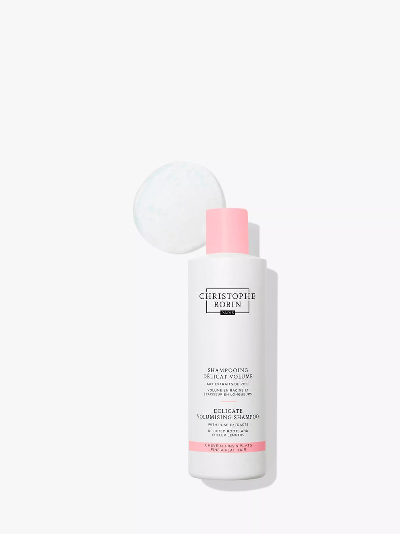 Christophe Robin delicate volumising shampoo with rose extracts 250ml - British product