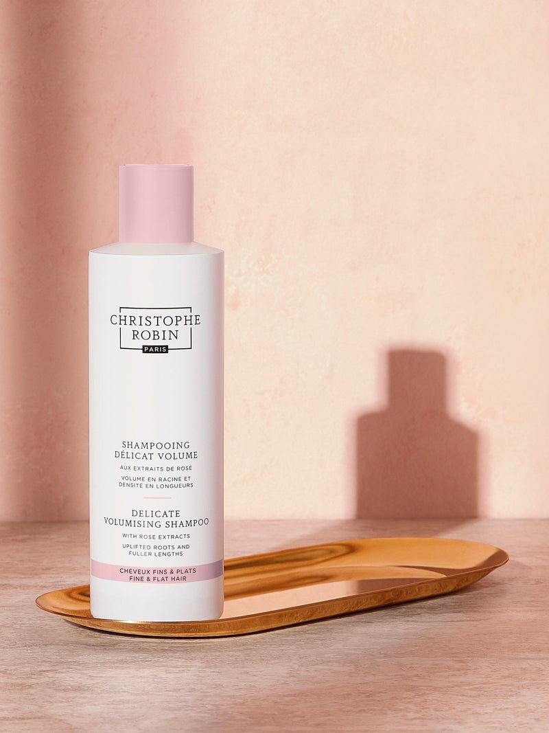 Christophe Robin delicate volumising shampoo with rose extracts 250ml - British product
