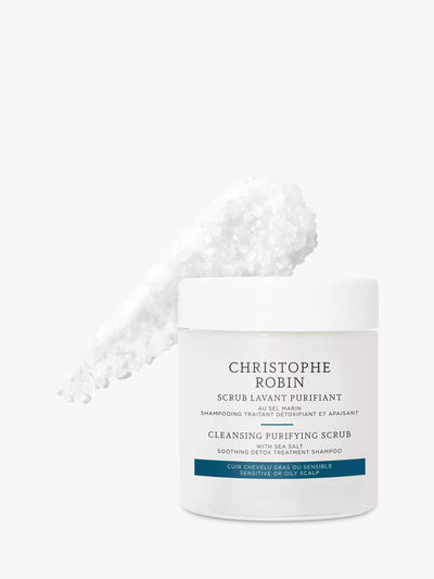 John Lewis Christophe Robin Cleansing Purifying Scrub with Sea Salt Hair Treatment 75ml- Buy online at McGrocer