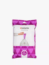 John Lewis Brabantia PerfectFit Bin Liners Size C (10-12L) Pack of 40- Buy online at McGrocer