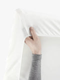 BabyBjörn travel cot light fitted sheet, white - British product