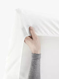 BabyBjörn travel cot light fitted sheet, white - British product