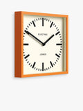 Jones Clocks wall clock orange 25cm, UK version