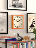 Jones Clocks wall clock orange 25cm, UK version