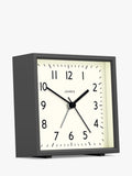 Jones Clocks Disc Square Analogue Alarm Clock, UK version