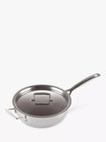 Le Creuset 3-Ply Stainless Steel Non-Stick Chef's Pan and Lid 24cm, UK version