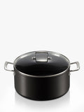 Le Creuset toughened non-stick deep casserole with glass lid 28cm, UK version