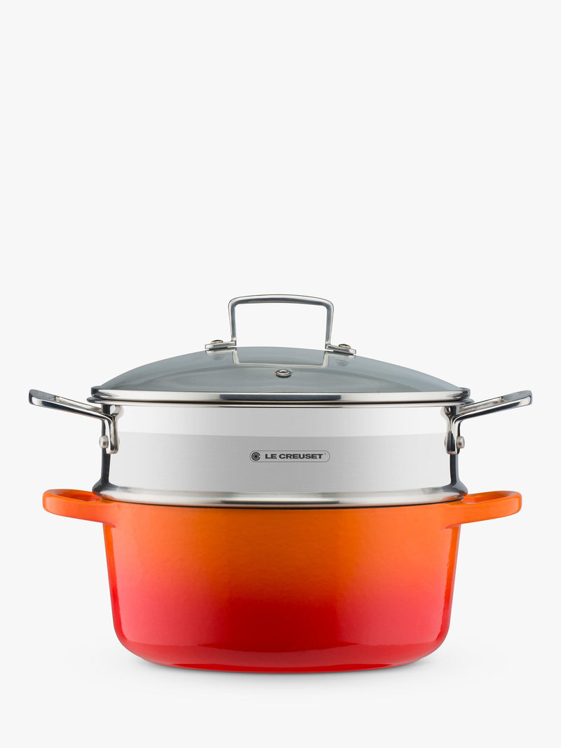 Le Creuset Multi-Steamer with Glass Lid 24cm, UK version