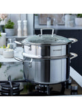 Le Creuset Multi-Steamer with Glass Lid 24cm, UK version