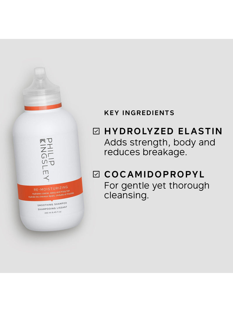 Philip Kingsley re-moisturising smoothing shampoo 250ml, imported from the UK