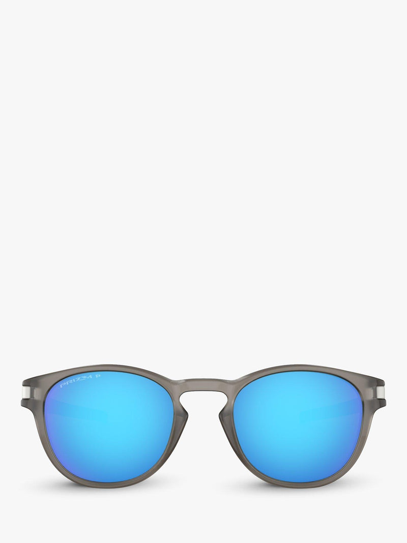 Oakley Latch oval polarized sunglasses in grey and blue - British product
