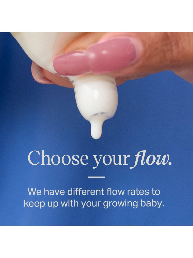 Tommee Tippee medium flow baby bottle teats pack of 2 (British brand)