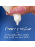 Tommee Tippee medium flow baby bottle teats pack of 2 (British brand)