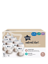 John Lewis Anti-Colic Baby Bottle with Slow Flow Teats, Pack of 6, 260ml- Buy online at McGrocer