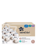 Tommee Tippee anti-colic baby bottle with slow flow teats, pack of 6, 260ml (British brand)