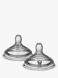 Tommee Tippee medium flow baby bottle teats pack of 2 (British brand)