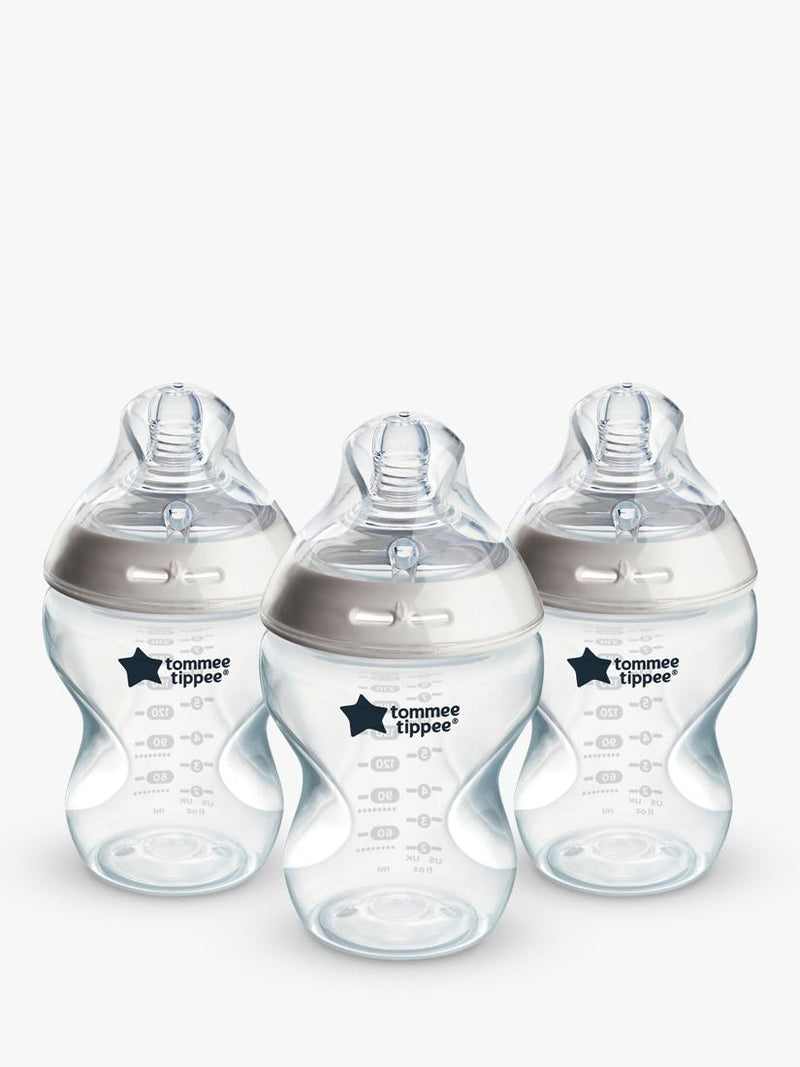 Tommee Tippee baby bottle with slow flow teats 260ml (British brand)