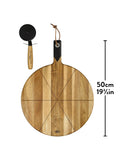 Gentlemen's Hardware pizza board with stainless steel cutter (British brand)