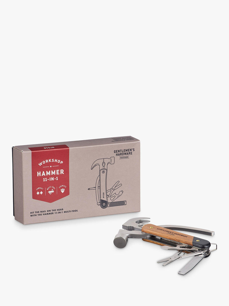 Gentlemen's Hardware hammer multi-tool compact, imported from the UK