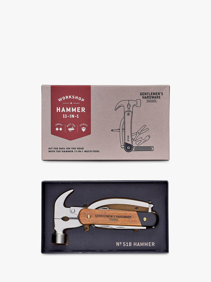 Gentlemen's Hardware hammer multi-tool compact, imported from the UK