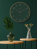 Acctim Madison wall clock Urban Jungle/Gold 35cm - British product