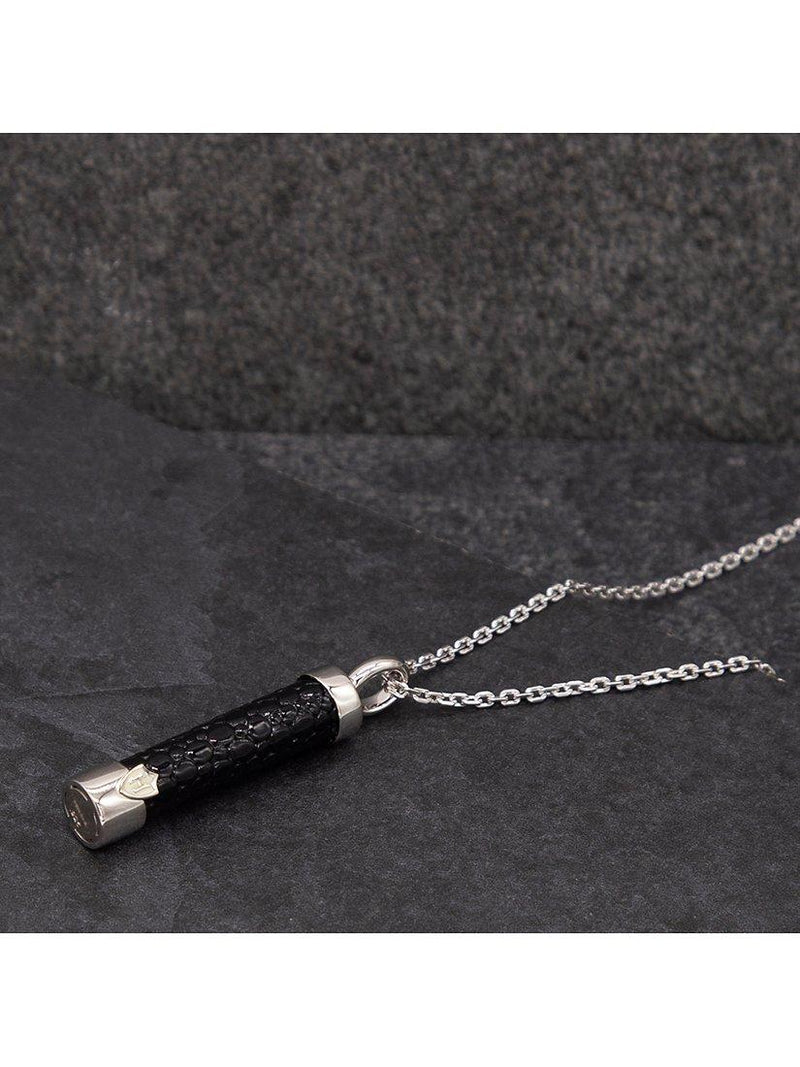 Hoxton London men's leather pendant necklace, UK version