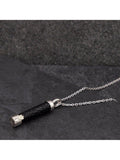 Hoxton London men's leather pendant necklace, UK version