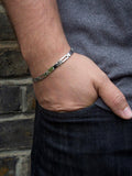 Hoxton London cross link sapphire bracelet, imported from the UK
