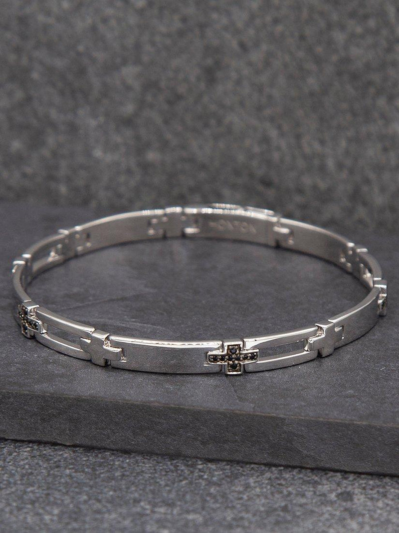 Hoxton London cross link sapphire bracelet, imported from the UK