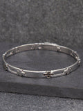 Hoxton London cross link sapphire bracelet, imported from the UK