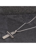 Hoxton London cross pendant necklace silver - British product