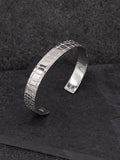 Hoxton London sterling silver crocodile cuff bangle (British brand)