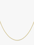 IBB 9ct gold diamond cut curb chain 51cm (British brand)