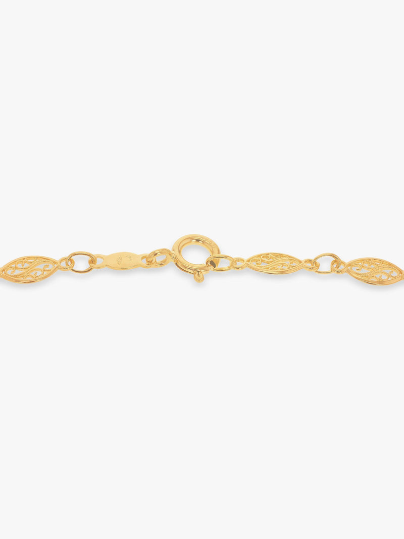 IBB filigree oval chain bracelet 18cm, UK version