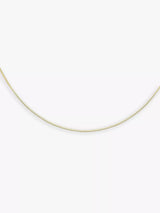 John Lewis IBB 18ct Gold Heart Slide Box Chain Necklace- Buy online at McGrocer