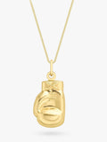 IBB 9ct gold boxing glove pendant necklace, imported from the UK