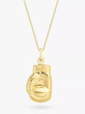 IBB 9ct gold boxing glove pendant necklace, imported from the UK