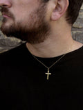 IBB gold cross pendant necklace 9ct, imported from the UK