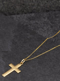 IBB gold cross pendant necklace 9ct, imported from the UK