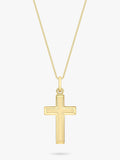 IBB gold cross pendant necklace 9ct, imported from the UK