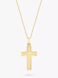 IBB gold cross pendant necklace 9ct, imported from the UK
