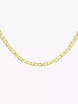 John Lewis IBB 9ct Gold Rambo Chain Necklace, 51cm- Buy online at McGrocer