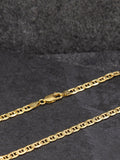 IBB 9ct gold Rambo chain necklace 51cm, imported from the UK