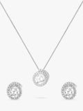 IBB jewellery gift set swirling cubic zirconia (British brand)