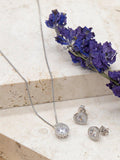 IBB jewellery gift set swirling cubic zirconia (British brand)