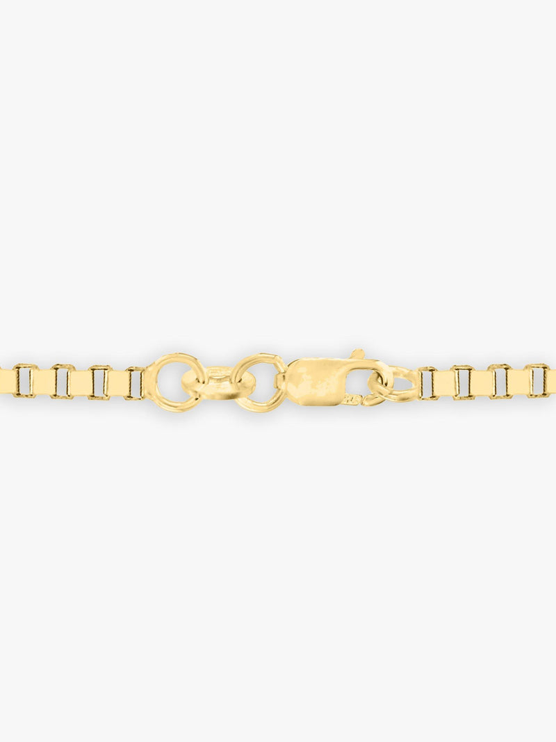 IBB 9ct gold Venetian box chain necklace - British product