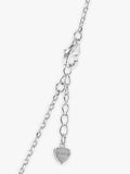 IBB sterling silver cubic zirconia knot jewellery set, UK version