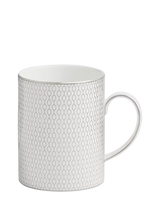 John Lewis Wedgwood Gio Platinum Fine Bone China Mug White 380ml- Buy online at McGrocer