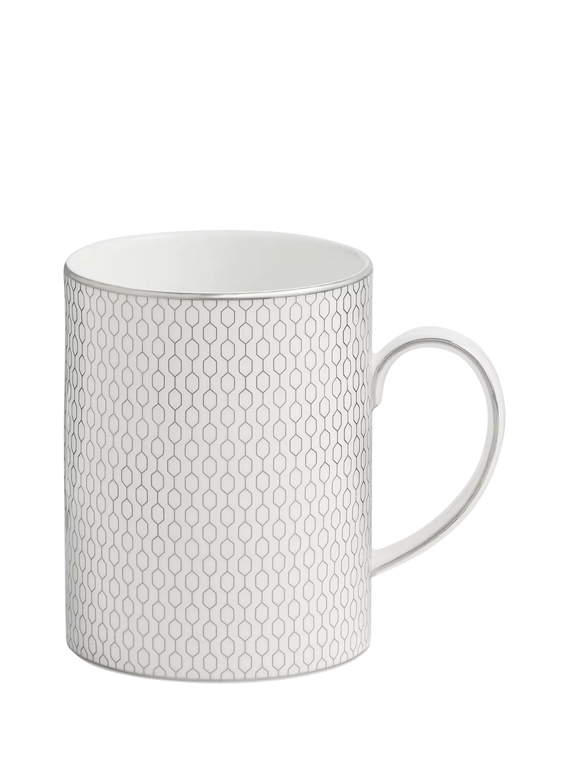 Wedgwood Gio Platinum fine bone china mug 380ml, UK version